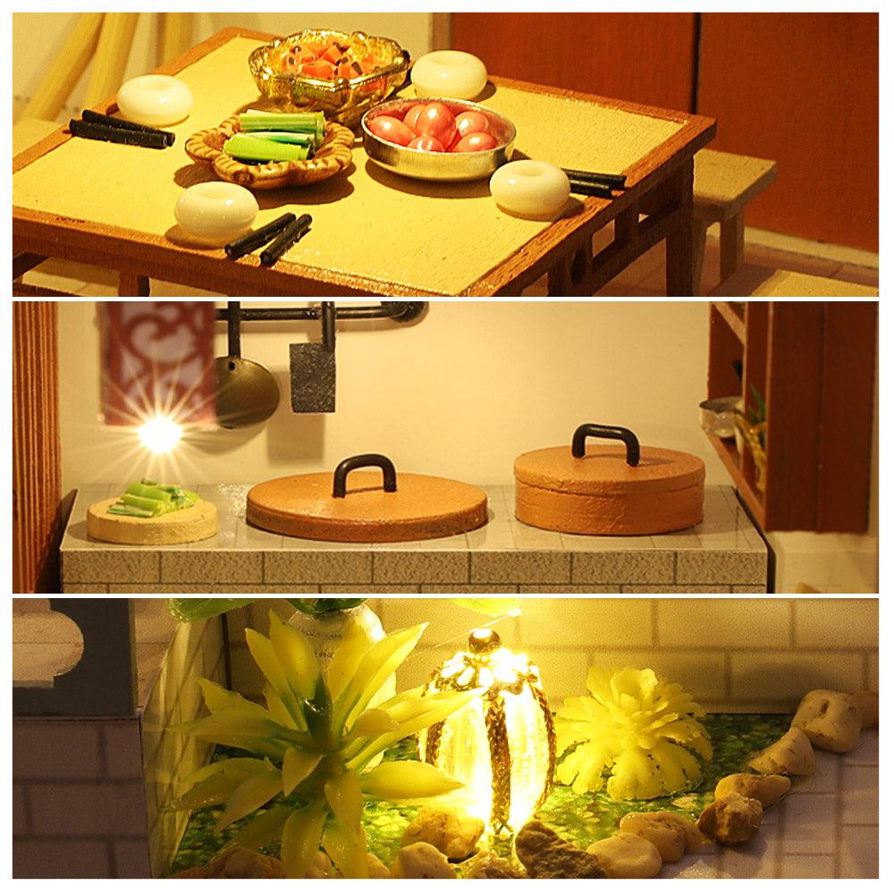 Diyion™ | DIY Dollhouse Kit (Guqin Pavilion) - Diyion