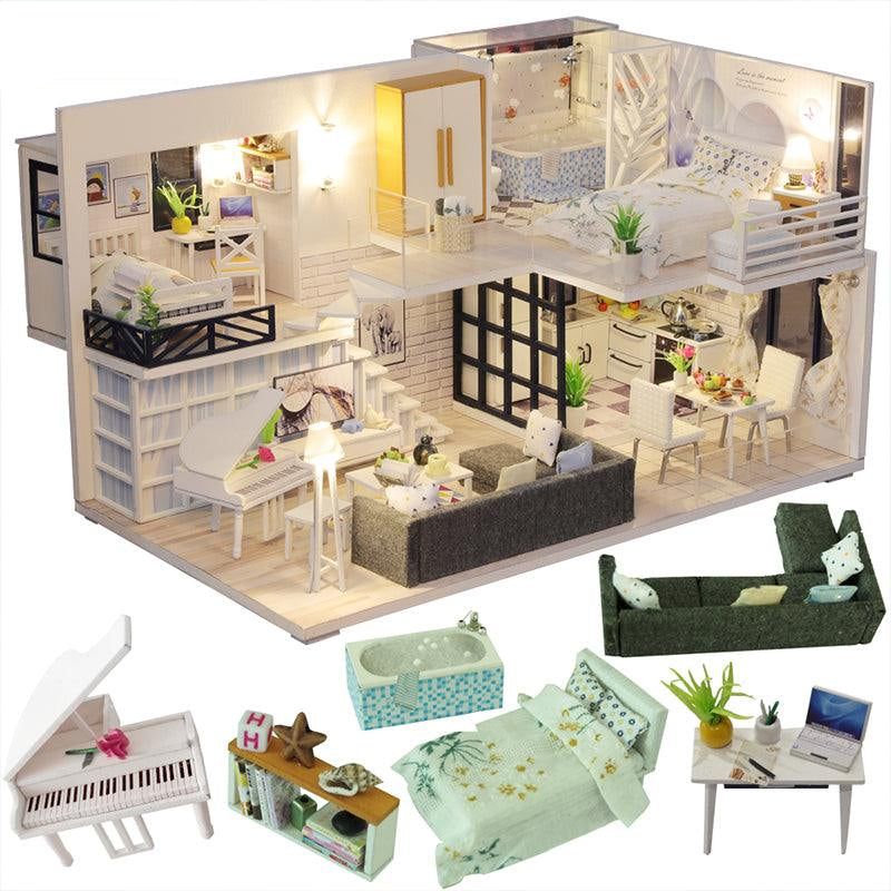 Diyion™ | DIY Dollhouse Kit (Happy Time) - Diyion