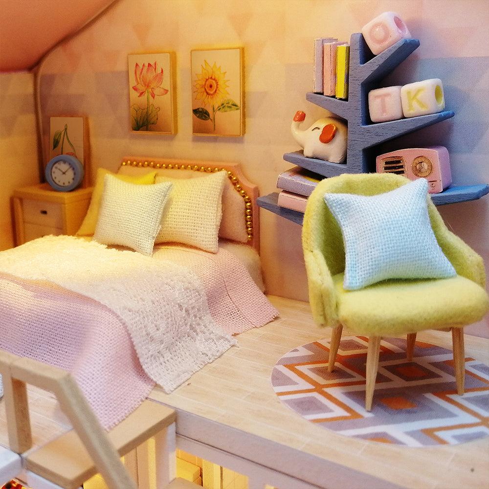 Diyion™ | DIY Dollhouse Kit (Sweet Time) - Diyion