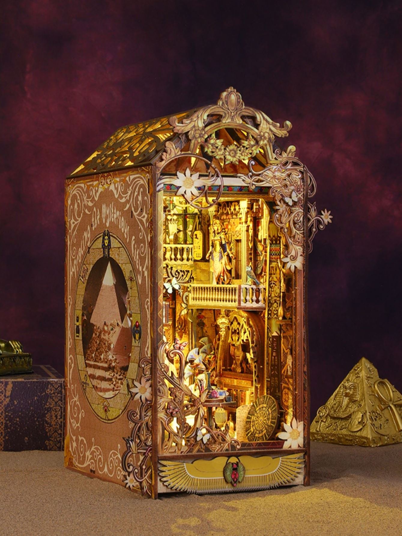 Tracing Egypt DIY Book Nook Kit - DIYION