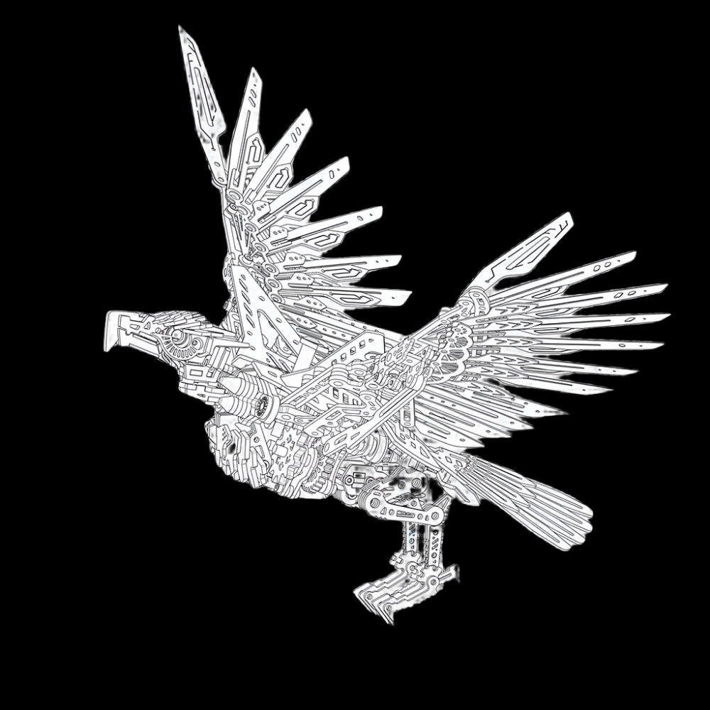 Diyion | Majestic 3D Metal Mechanical Eagle Model Kit