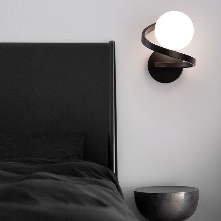 CurveLuxe – Sleek Iron Arch Wall Light