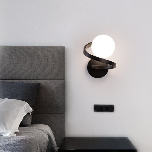 CurveLuxe – Sleek Iron Arch Wall Light