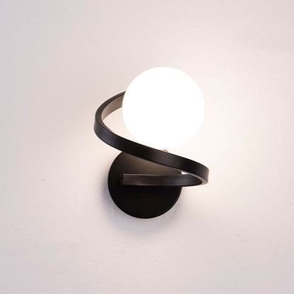 CurveLuxe – Sleek Iron Arch Wall Light