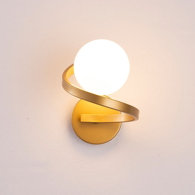 CurveLuxe – Sleek Iron Arch Wall Light