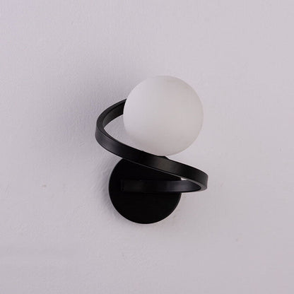 CurveLuxe – Sleek Iron Arch Wall Light