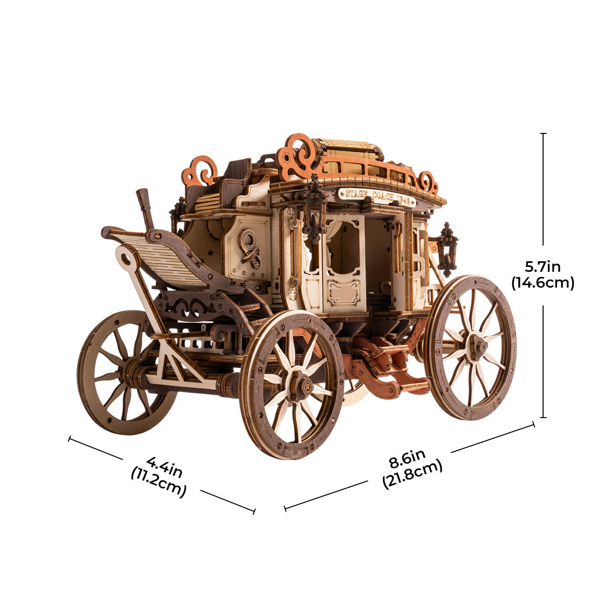Diyion | Victorian Stagecoach Musical Mechanical Kit