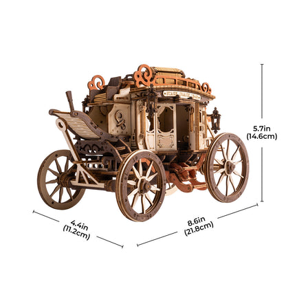 Diyion | Victorian Stagecoach Musical Mechanical Kit