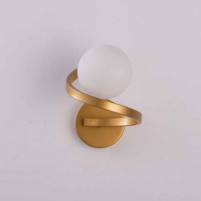 CurveLuxe – Sleek Iron Arch Wall Light