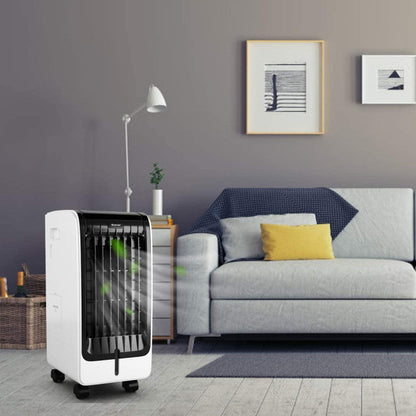 110V Portable Evaporative Cooler – 3-Speed Air Fan with 8-Hour Timer Function | Adjustable Breeze | For Home & Personal Comfort