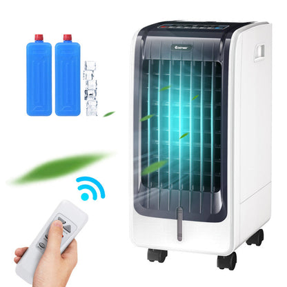 110V Portable Evaporative Cooler – 3-Speed Air Fan with 8-Hour Timer Function | Adjustable Breeze | For Home & Personal Comfort