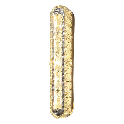 GlowElite – Crystal LED Wall Lamp with Elegant Dimming Control