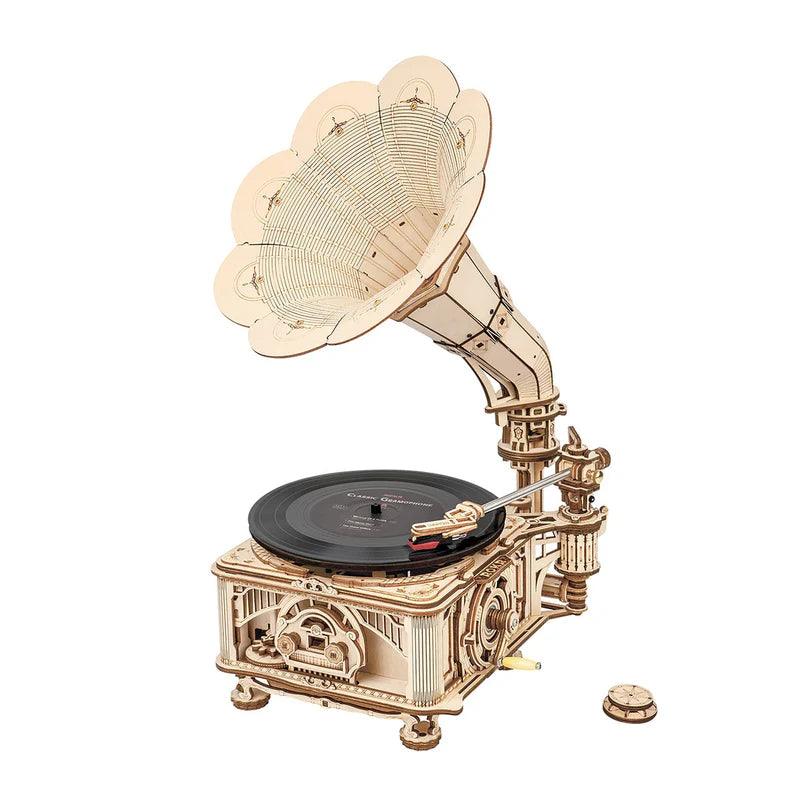 Diyion™ | Vintage Melody Maker DIY Wooden Gramophone Kit - Diyion