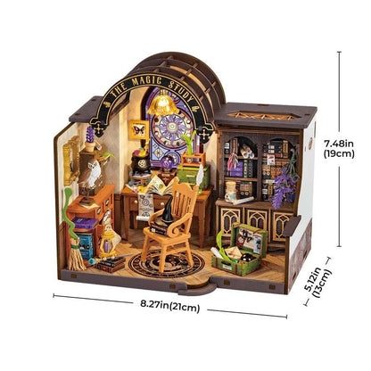 Diyion™ | Enchanted Wizard's Study DIY Miniature Kit - Diyion