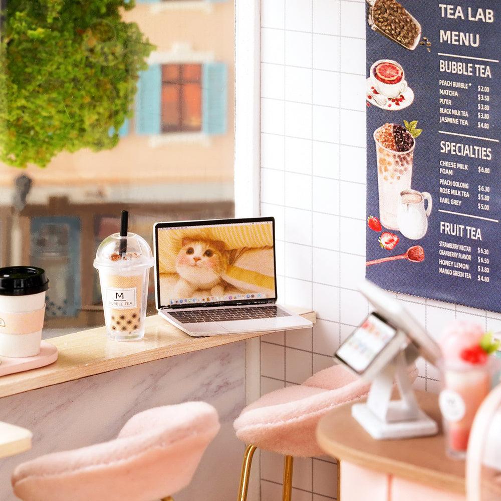 Diyion™ | DIY Dollhouse Kit (Sunny Tea Station) - Diyion