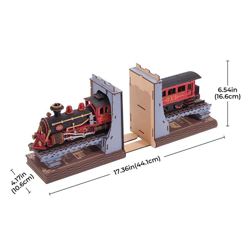 Diyion™ | Vintage Railway train Bookends - Diyion