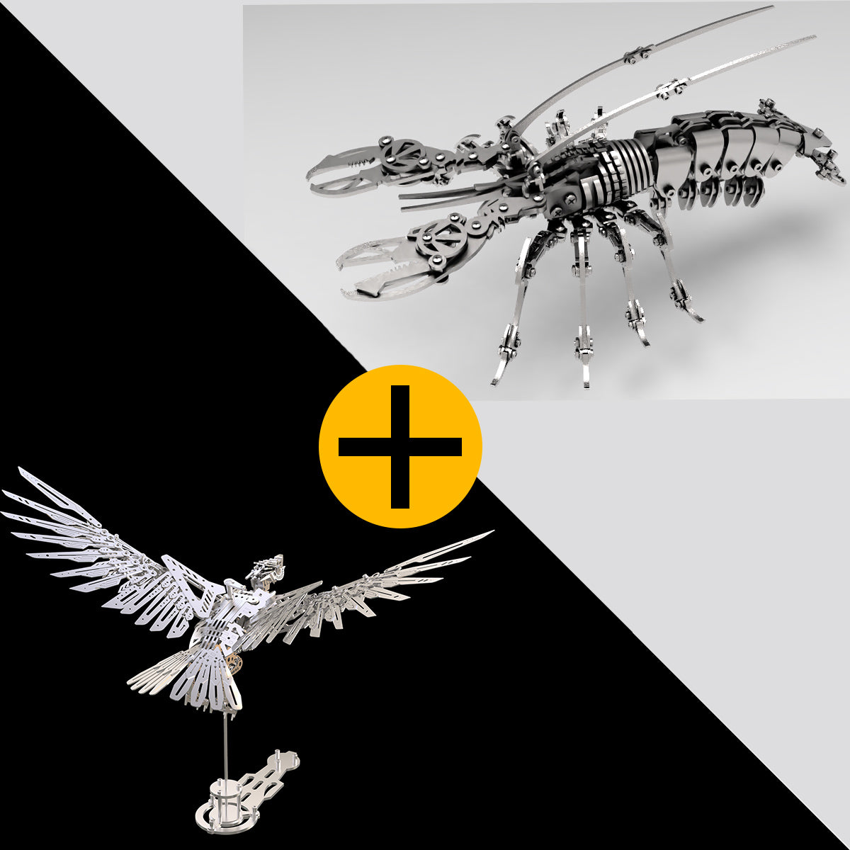 Diyion | Majestic 3D Metal Mechanical Eagle Model Kit