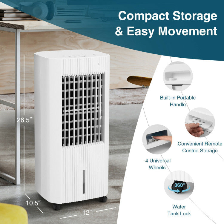 3-Mode Evaporative Air Cooler – Portable 3-in-1 Cooling Unit for Efficient Airflow | Easy Control | For Living Rooms & Workspaces