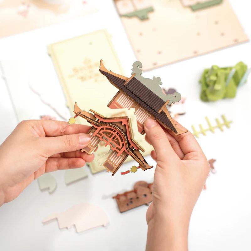 Diyion™ | Enchanted Sakura Book Nook Kit - Diyion