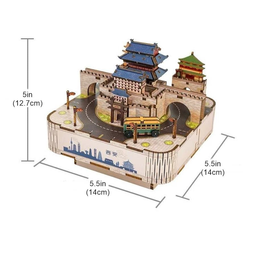 The Ancient City | DIY Music Box | 3D Wooden Puzzle - DIYION