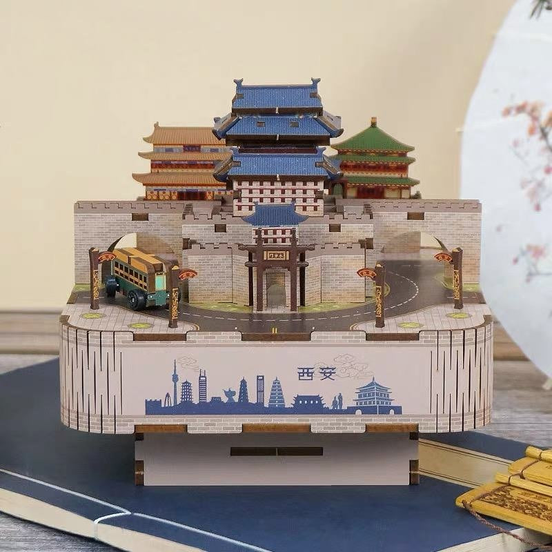The Ancient City | DIY Music Box | 3D Wooden Puzzle - DIYION
