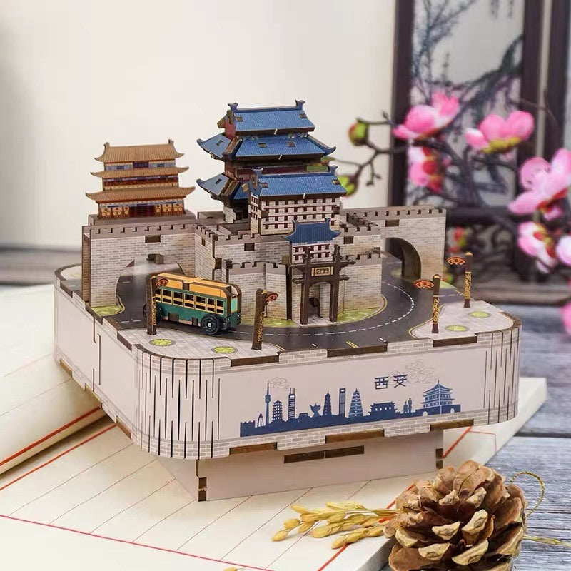 The Ancient City | DIY Music Box | 3D Wooden Puzzle - DIYION