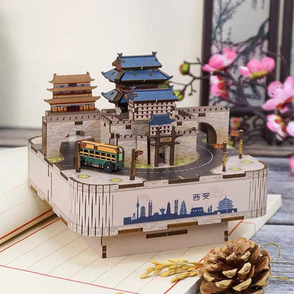 The Ancient City | DIY Music Box | 3D Wooden Puzzle - DIYION