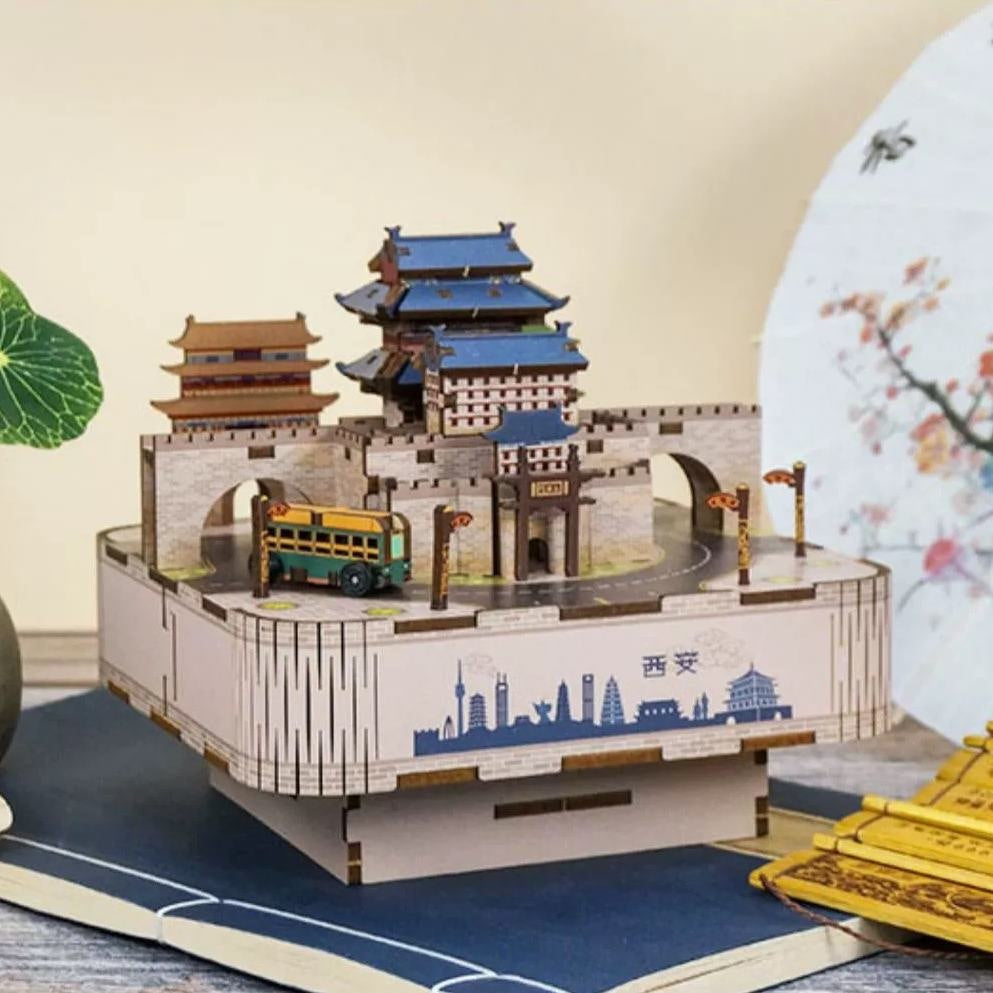 The Ancient City | DIY Music Box | 3D Wooden Puzzle - DIYION