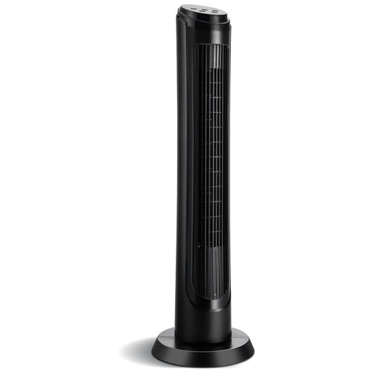 75° Oscillating Tower Fan – 40-Inch Fan with Remote, 3 Breeze Modes & 4 Wind Speeds | Quiet Power | For Living Room & Workspace