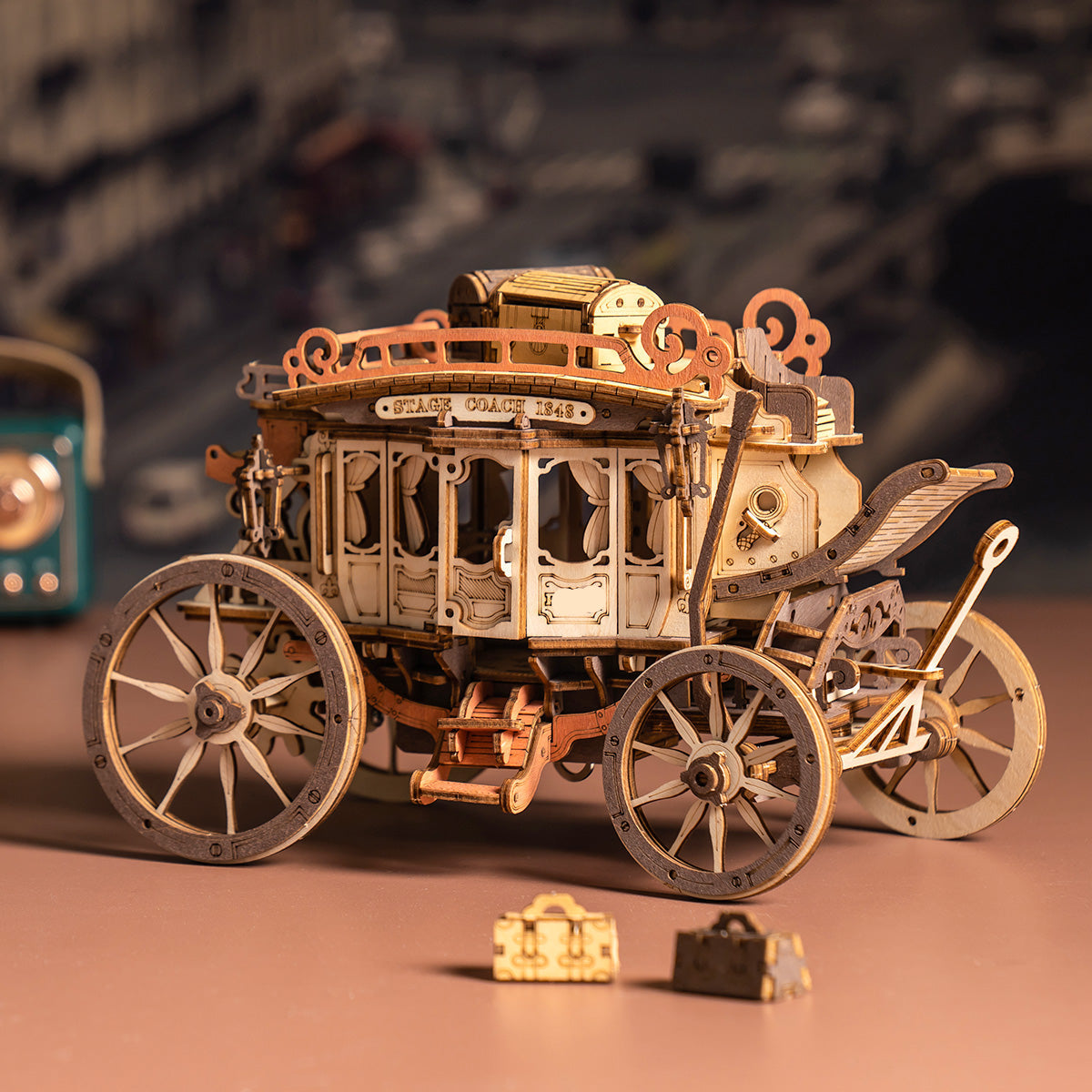 Diyion | Victorian Stagecoach Musical Mechanical Kit