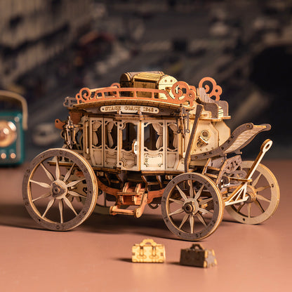 Diyion | Victorian Stagecoach Musical Mechanical Kit