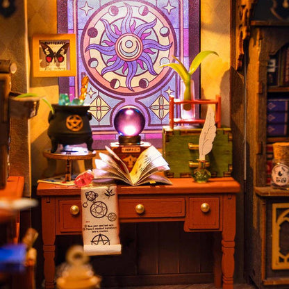 Diyion™ | Enchanted Wizard's Study DIY Miniature Kit - Diyion