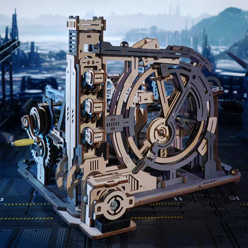 Diyion™ | Cosmic Marble Labyrinth - 3D Wooden Mechanical Model Kit - Diyion