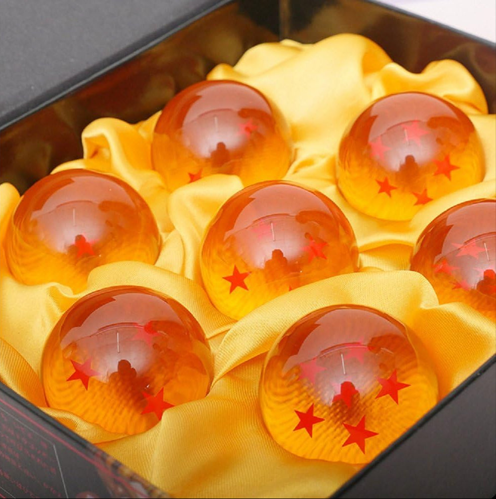 Diyion Dragon Ball Z crystal balls for Blue / 3.5cm (1.38 inches), with one to seven star patterns
