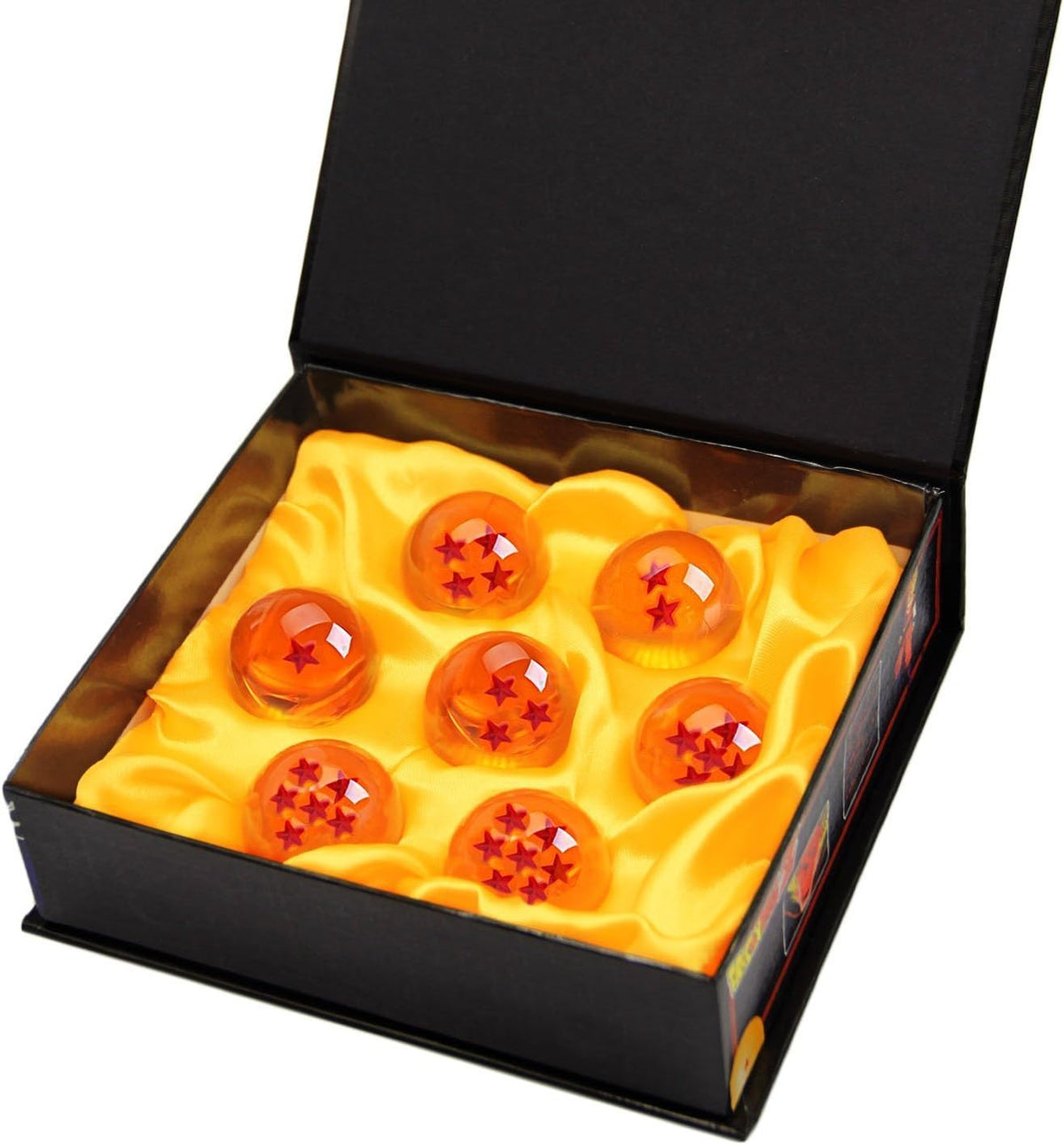 Diyion Dragon Ball Z crystal balls for Orange / 4.3cm (1.58 inches), arranged as a seven-piece set
