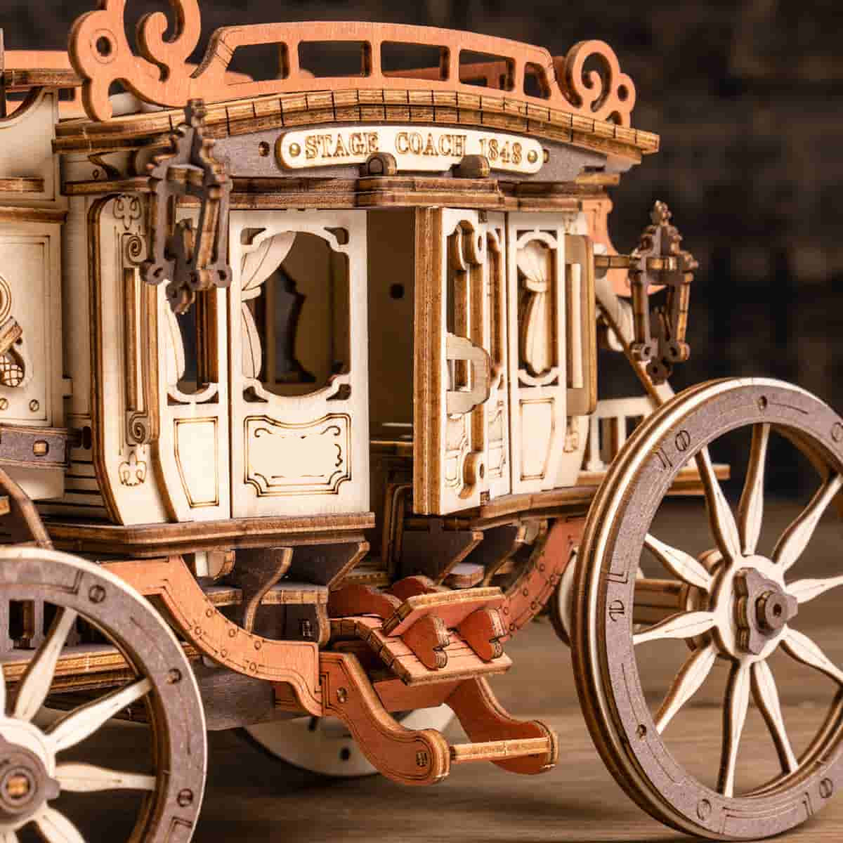 Diyion | Victorian Stagecoach Musical Mechanical Kit