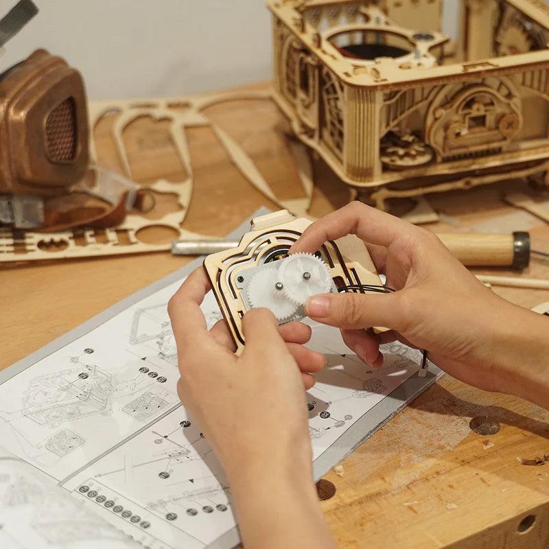 Diyion™ | Vintage Melody Maker DIY Wooden Gramophone Kit - Diyion