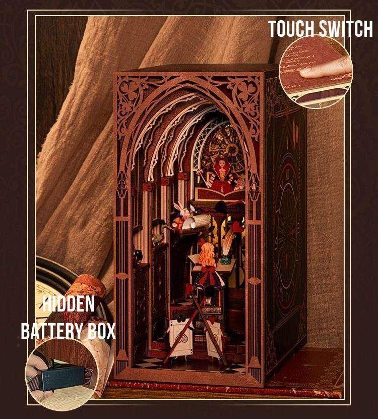 Alice's Evidence DIY Book Nook Kit | Wonderland Inspired
