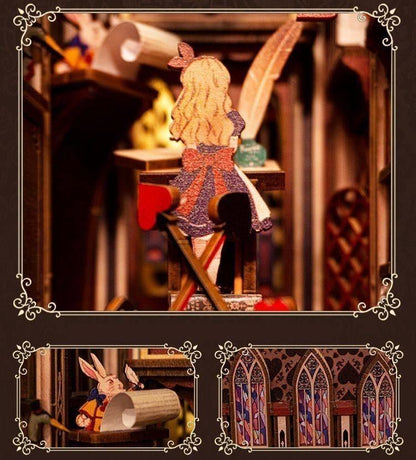 Alice's Evidence DIY Book Nook Kit | Wonderland Inspired