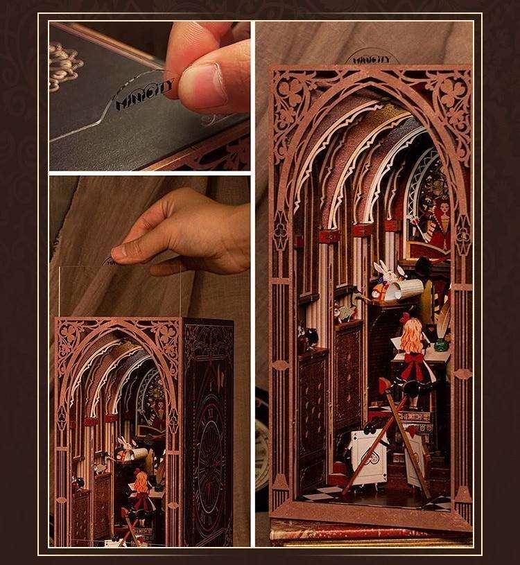 Alice's Evidence DIY Book Nook Kit | Wonderland Inspired