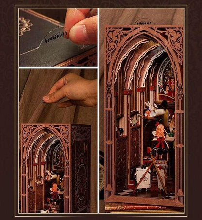 Alice's Evidence DIY Book Nook Kit | Wonderland Inspired
