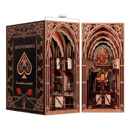 Alice's Evidence DIY Book Nook Kit | Wonderland Inspired - DIYION
