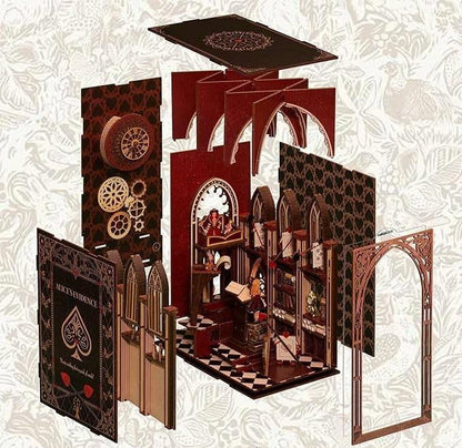 Alice's Evidence DIY Book Nook Kit | Wonderland Inspired