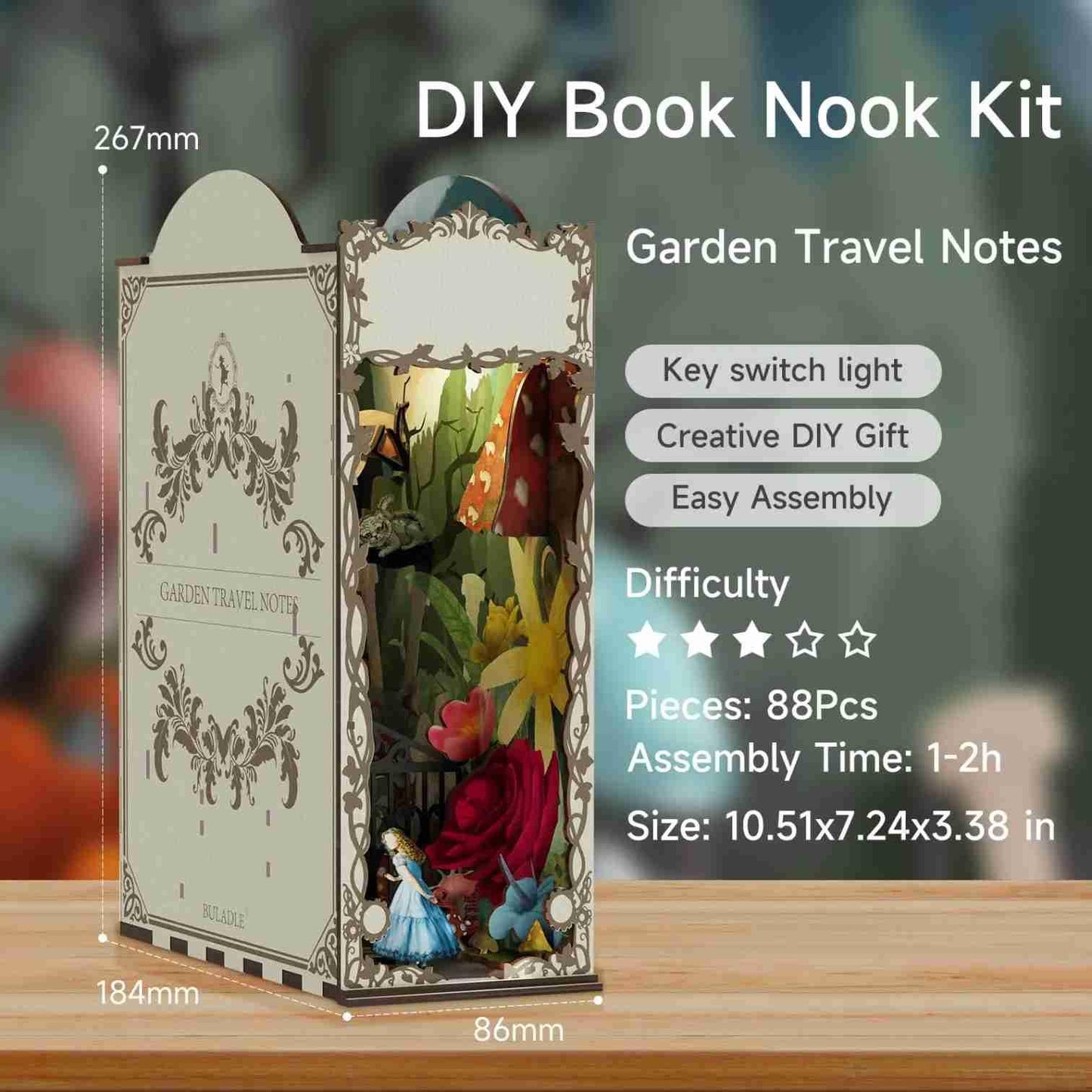 Alice's World DIY Book Nook Kit - DIYION