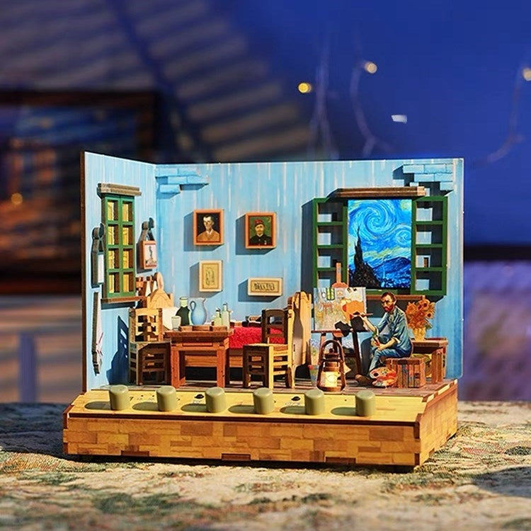 Van Gogh's Bedroom in Arles DIY Miniature House - DIYION