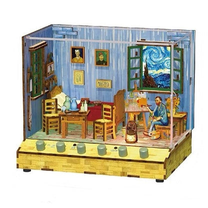 Van Gogh's Bedroom in Arles DIY Miniature House - DIYION