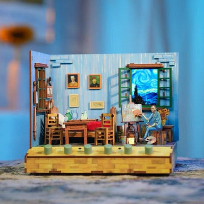 Van Gogh's Bedroom in Arles DIY Miniature House - DIYION