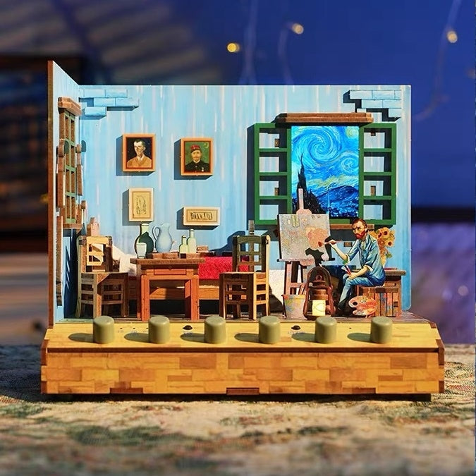 Van Gogh's Bedroom in Arles DIY Miniature House - DIYION