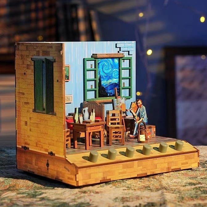 Van Gogh's Bedroom in Arles DIY Miniature House - DIYION