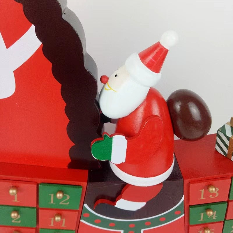 Santa Claus on Horse Christmas Advent Calendar - DIYION